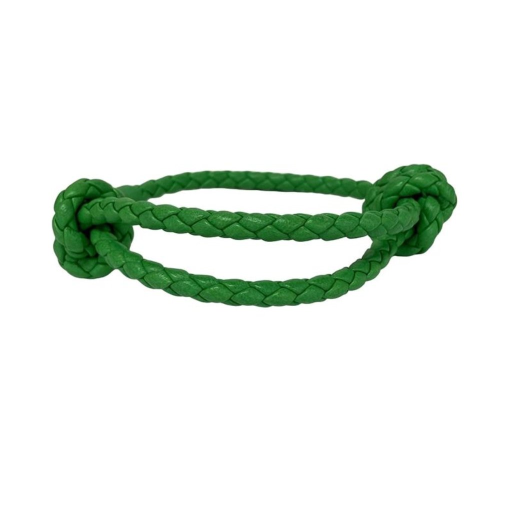Bottega Veneta Bracelet Intrecciato Knot Leather Paraquite 2 Rows Paraquito 465$